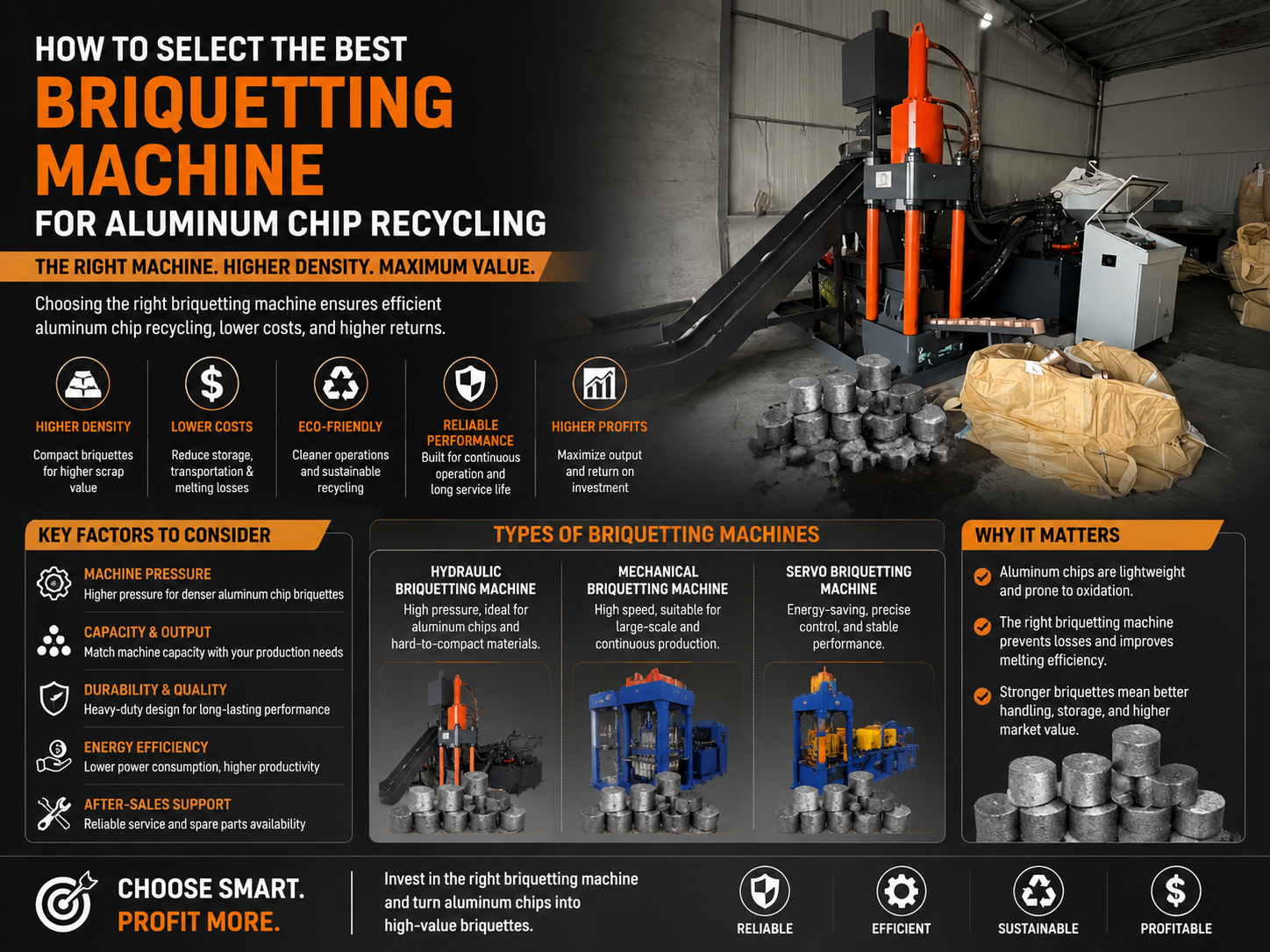 how to select the best briquetting machine for aluminum chip recycling a comprehensive eng