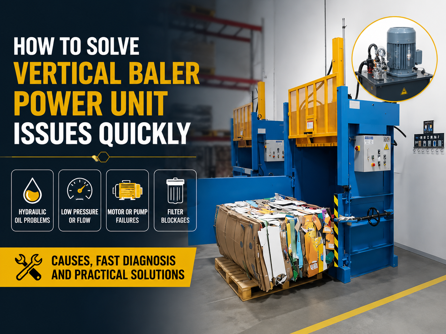 how to solve vertical baler power unit issues quickly a comprehensive maintenance guide