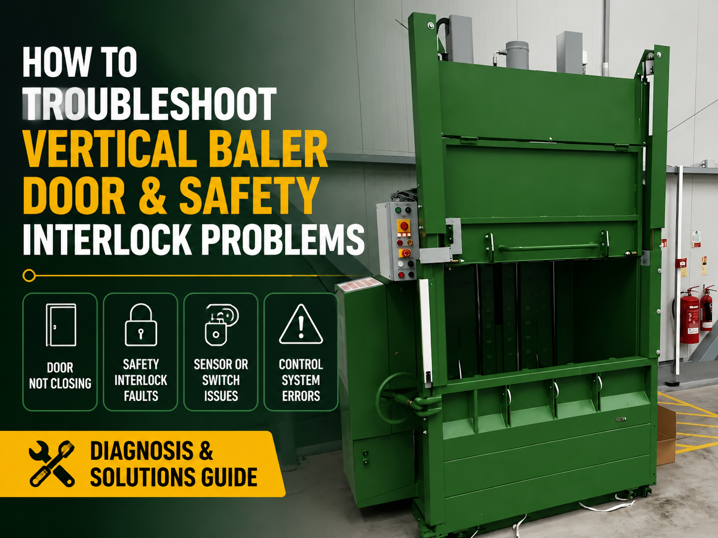 how to troubleshoot vertical baler door and safety interlock problems a comprehensive hars