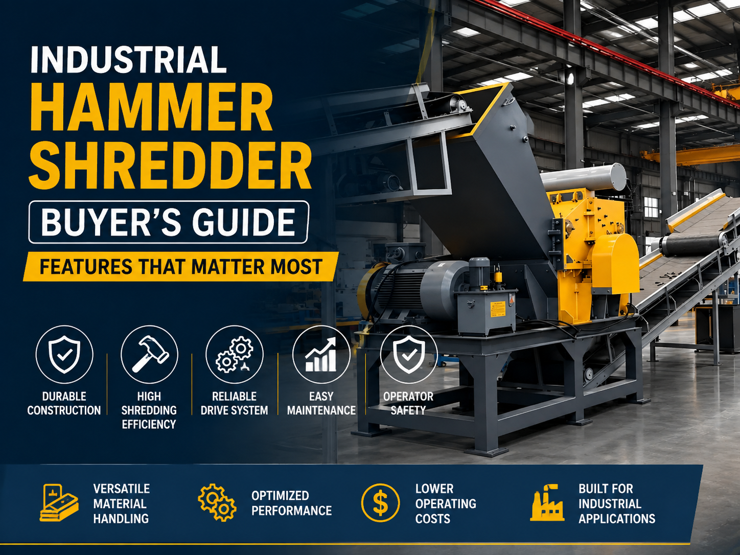 industrial hammer shredder buyer s guide features that matter most