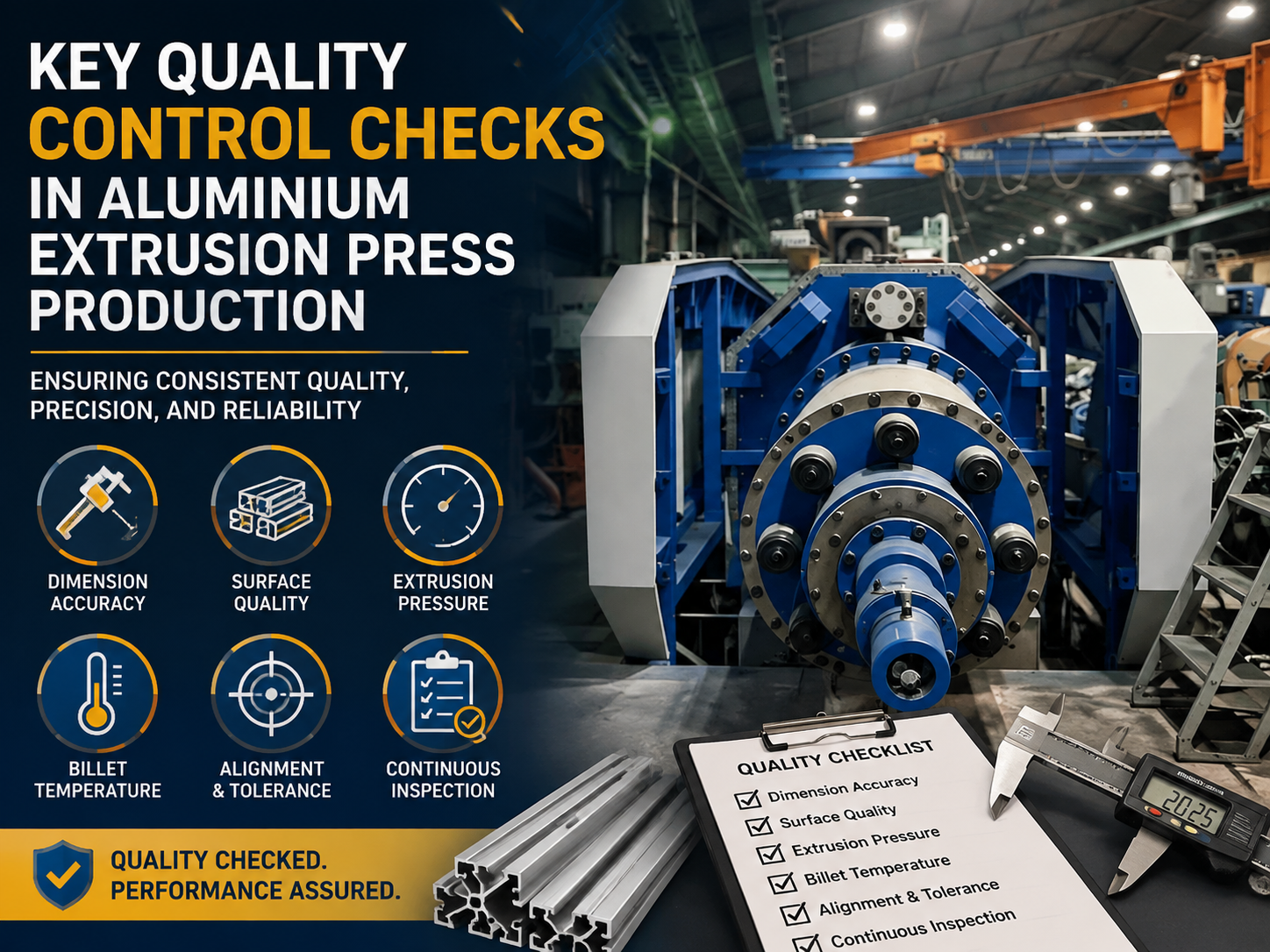key quality control checks in aluminium extrusion press production 1