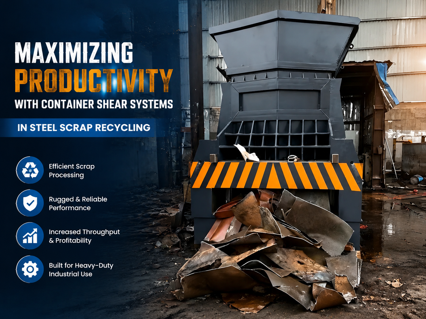 maximizing productivity with container shear systems in steel scrap recycling 1