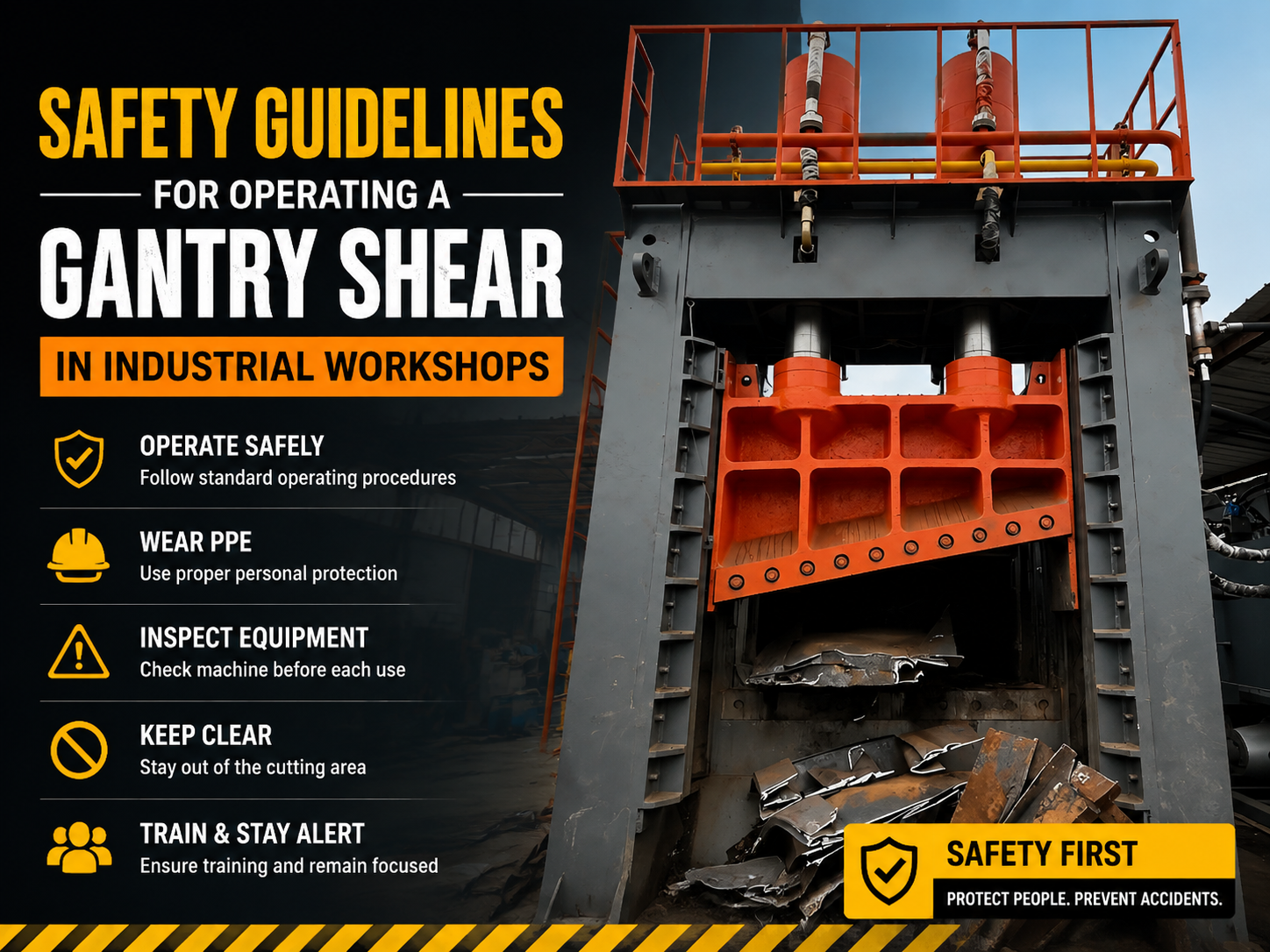 safety guidelines for operating a gantry shear in industrial workshops a comprehensive tec