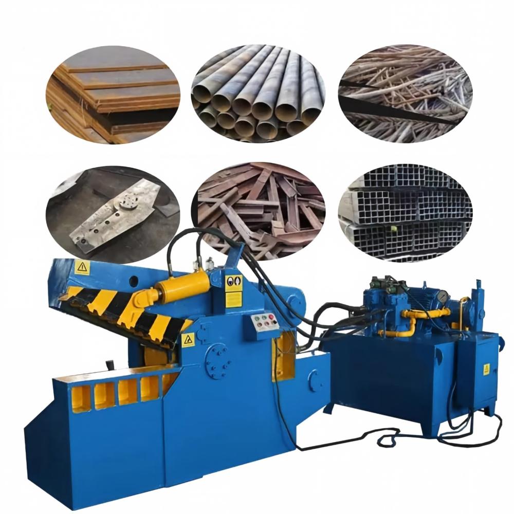 Different scrap metal types suitable for alligator shears