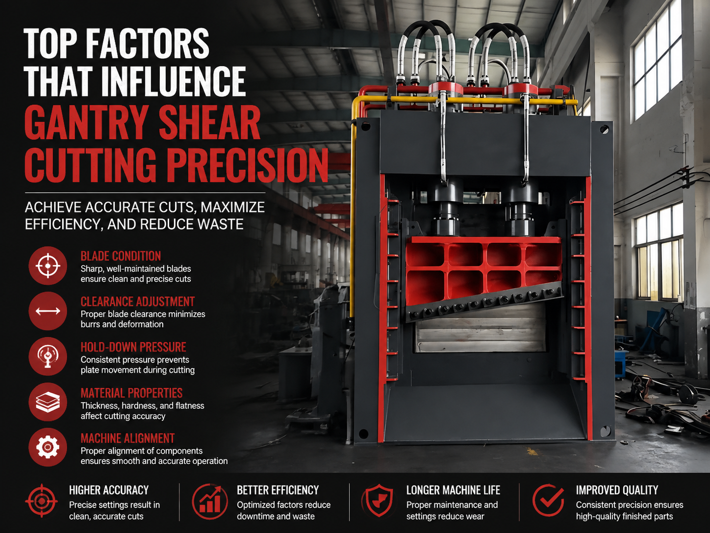 top factors that influence gantry shear cutting precision a comprehensive technical guide
