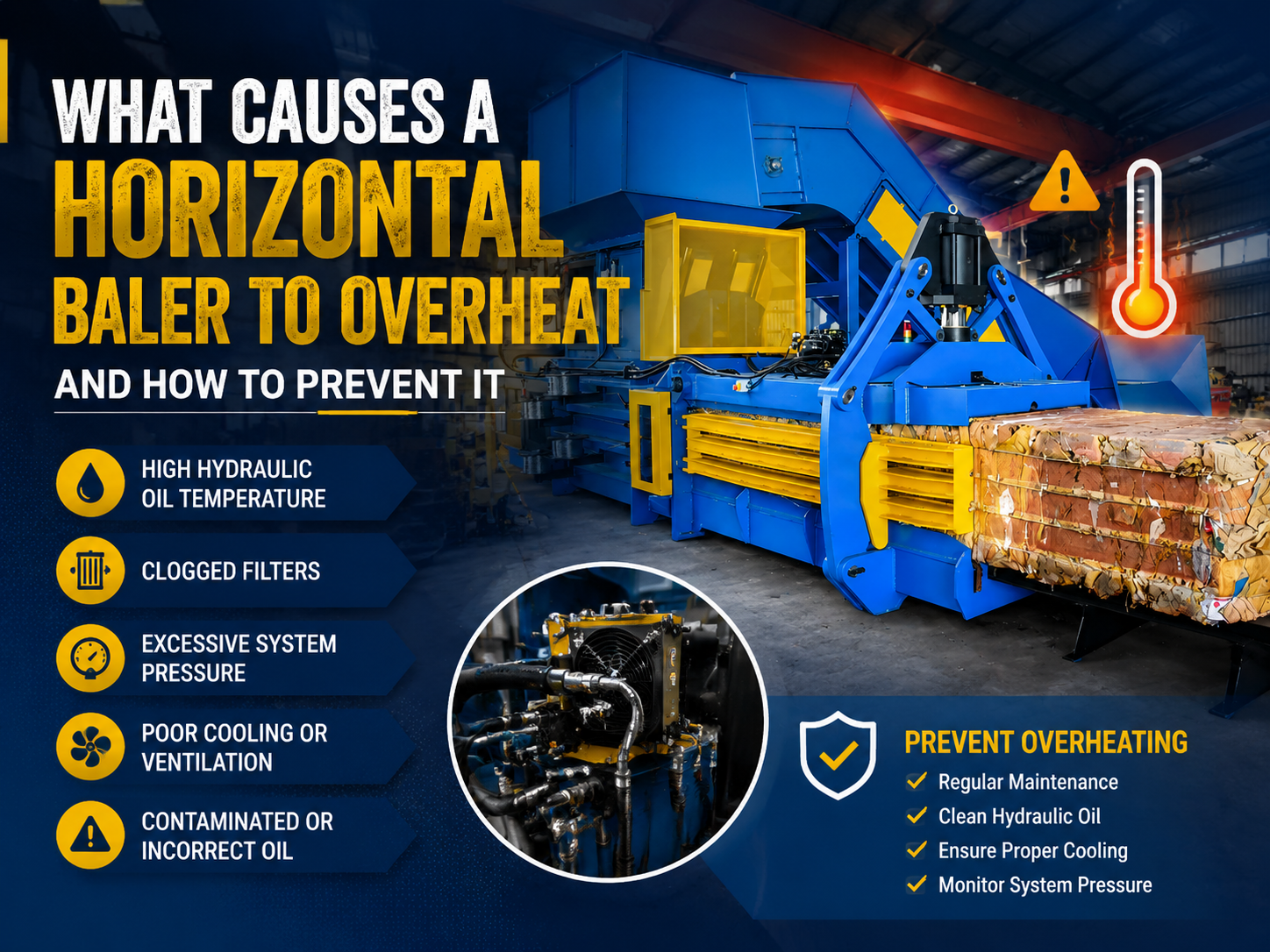 what causes a horizontal baler to overheat and how to prevent it a comprehensive guide