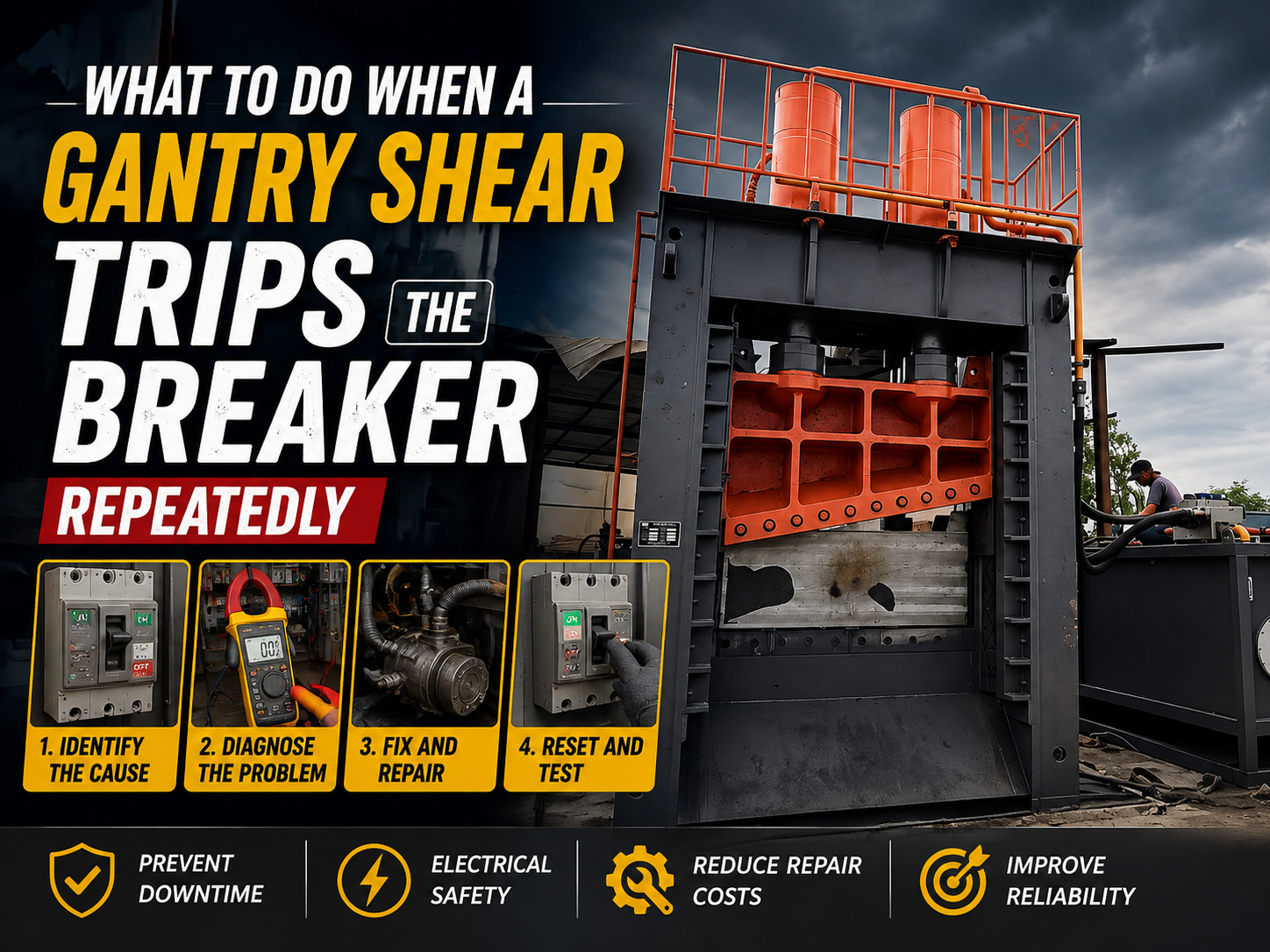 what to do when a gantry shear trips the breaker repeatedly a comprehensive troubleshootin