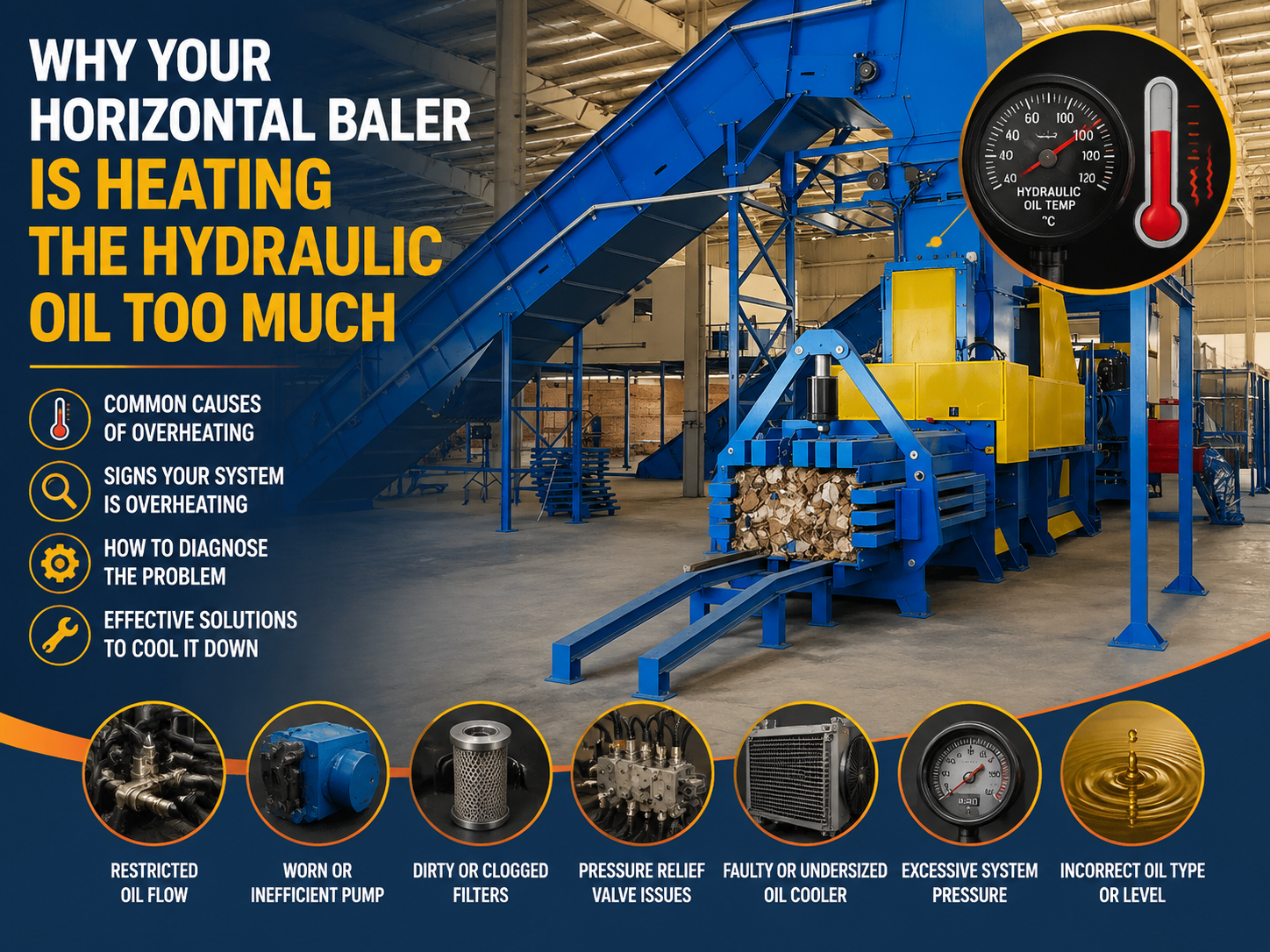 why your horizontal baler is heating the hydraulic oil too much a comprehensive troublesho
