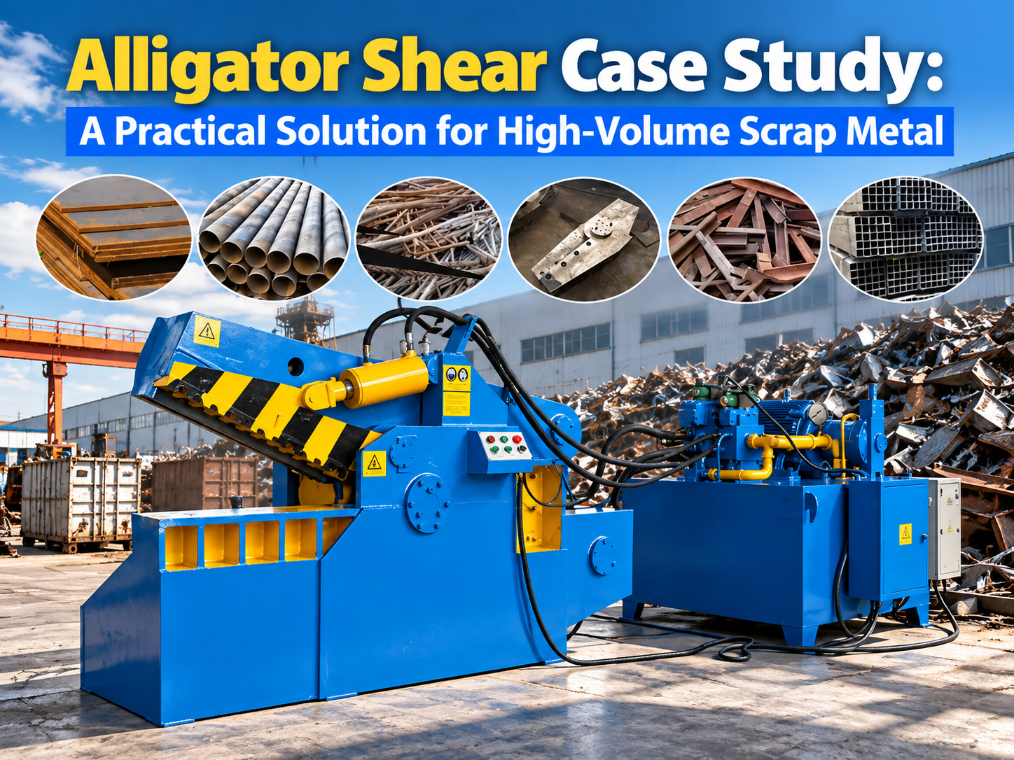 alligator shear case study a practical solution high volume scrap metal
