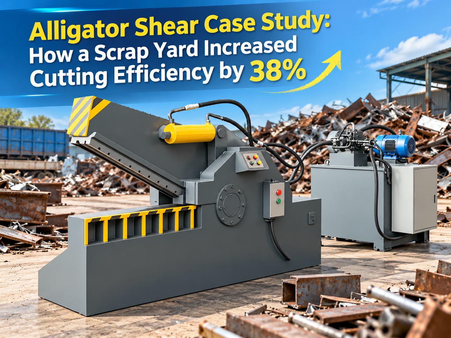 alligator shear case study a scrap yard increased cutting efficiency by 38