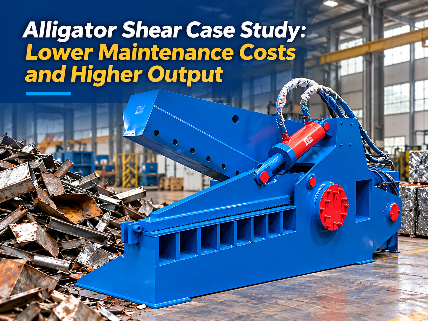 alligator shear case study lower maintenance costs and higher output