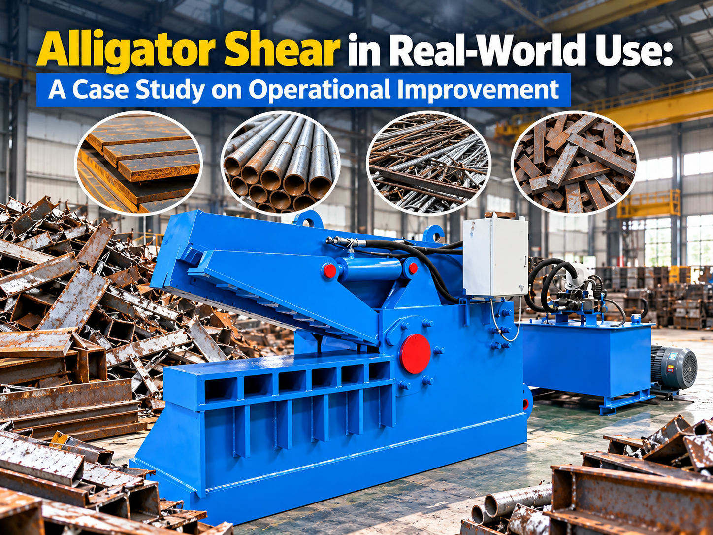 alligator shear in real world use a case study on operational improvement