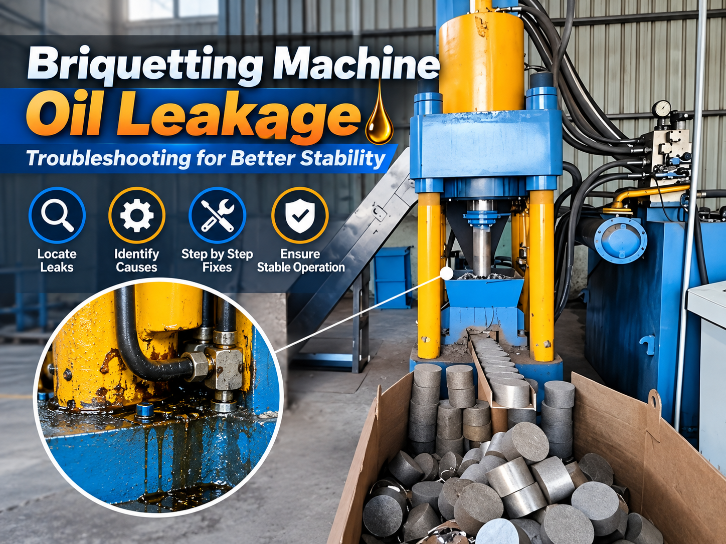 briquetting machine oil leakage troubleshooting for better stability a comprehensive guide