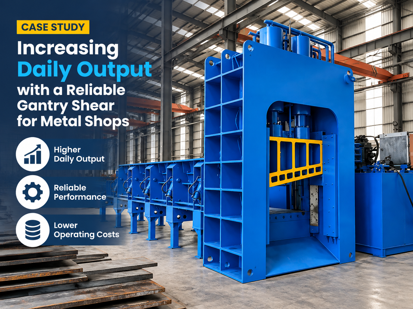 case study increasing daily output with a reliable gantry shear for metal shops