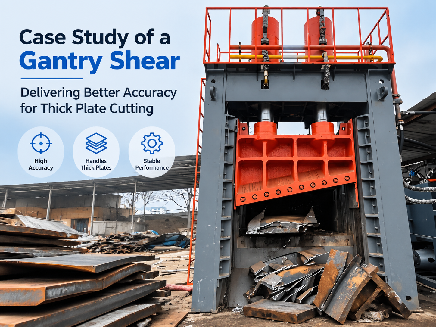 case study of a gantry shear delivering better accuracy for thick plate cutting 1