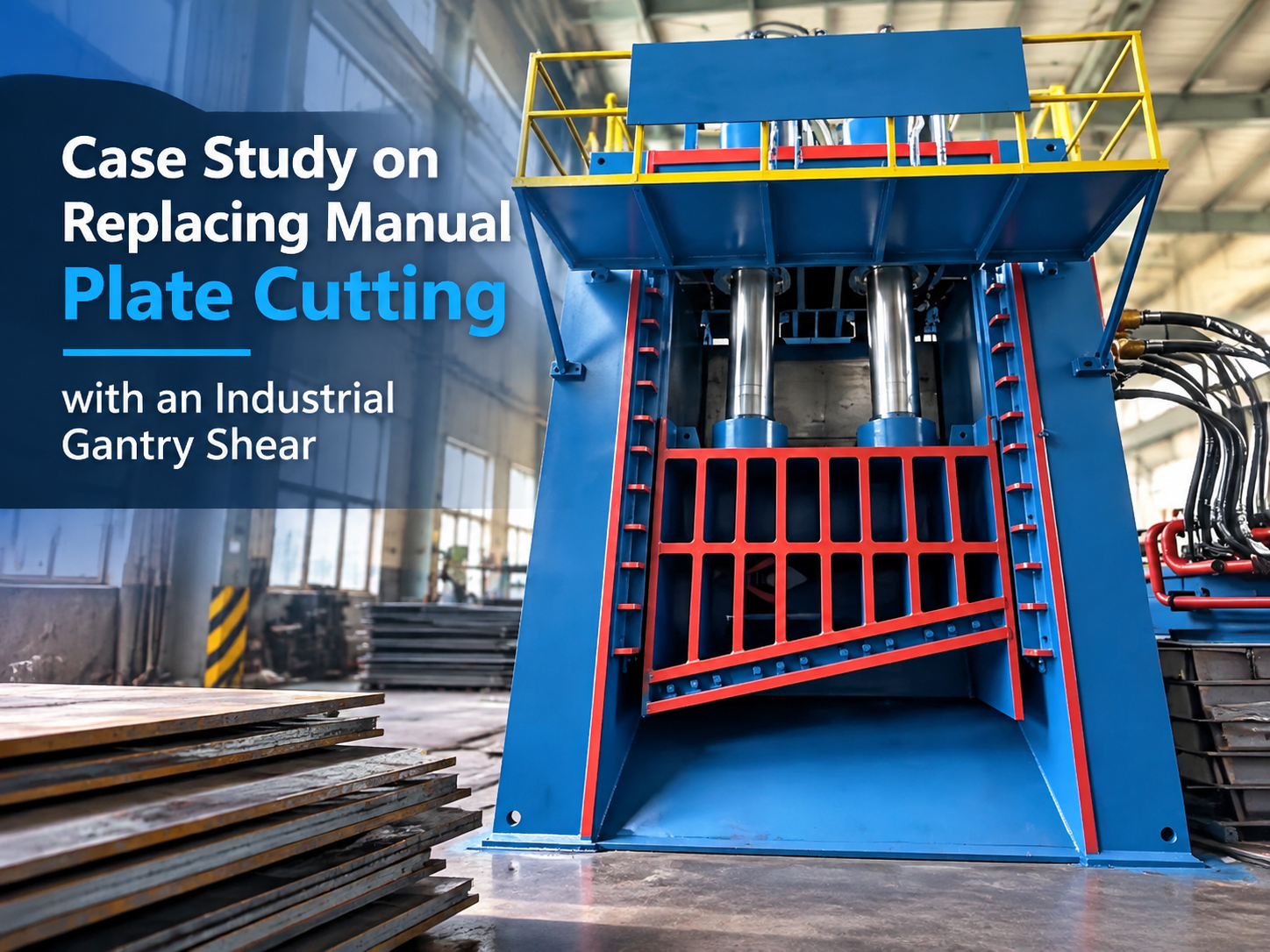 case study on replacing manual plate cutting with an industrial gantry shear a harsle effi