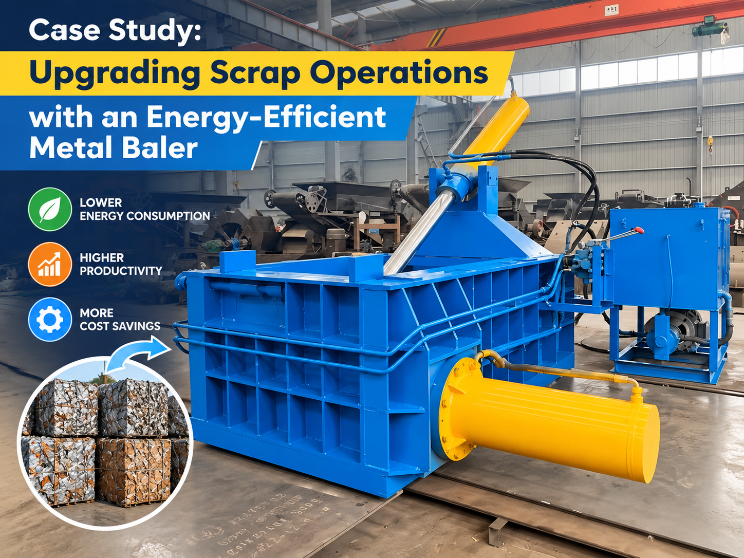 case study upgrading scrap operations with an energy efficient metal baler