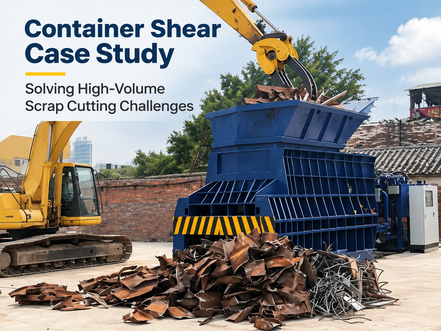 container shear case study solving high volume scrap cutting challenges