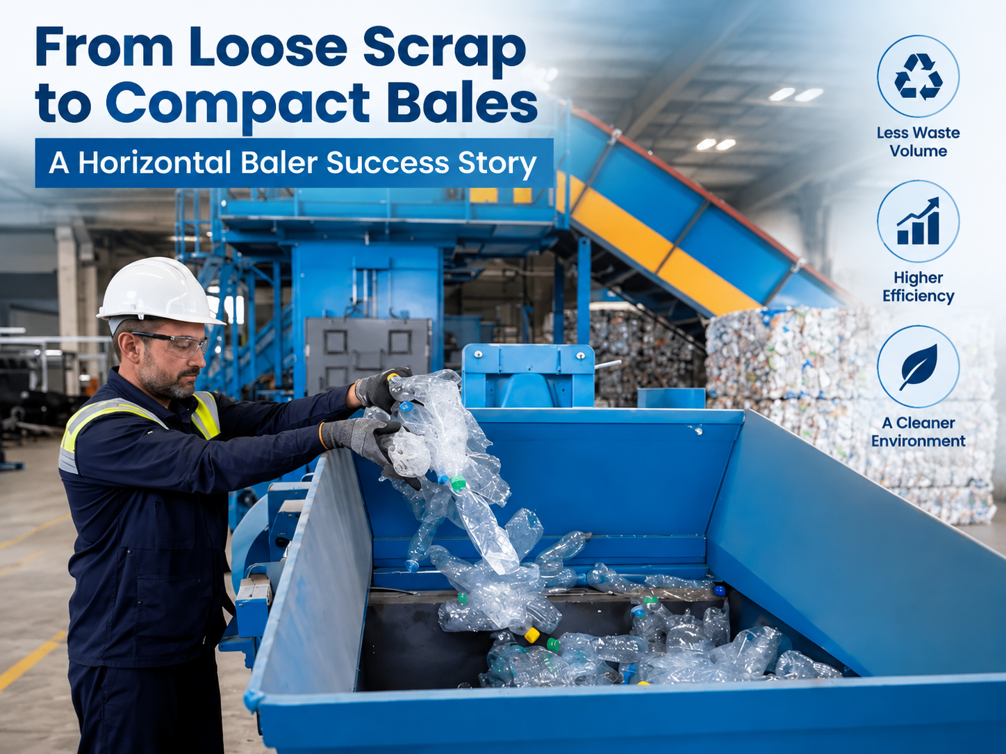 from loose scrap to compact bales a horizontal baler success story