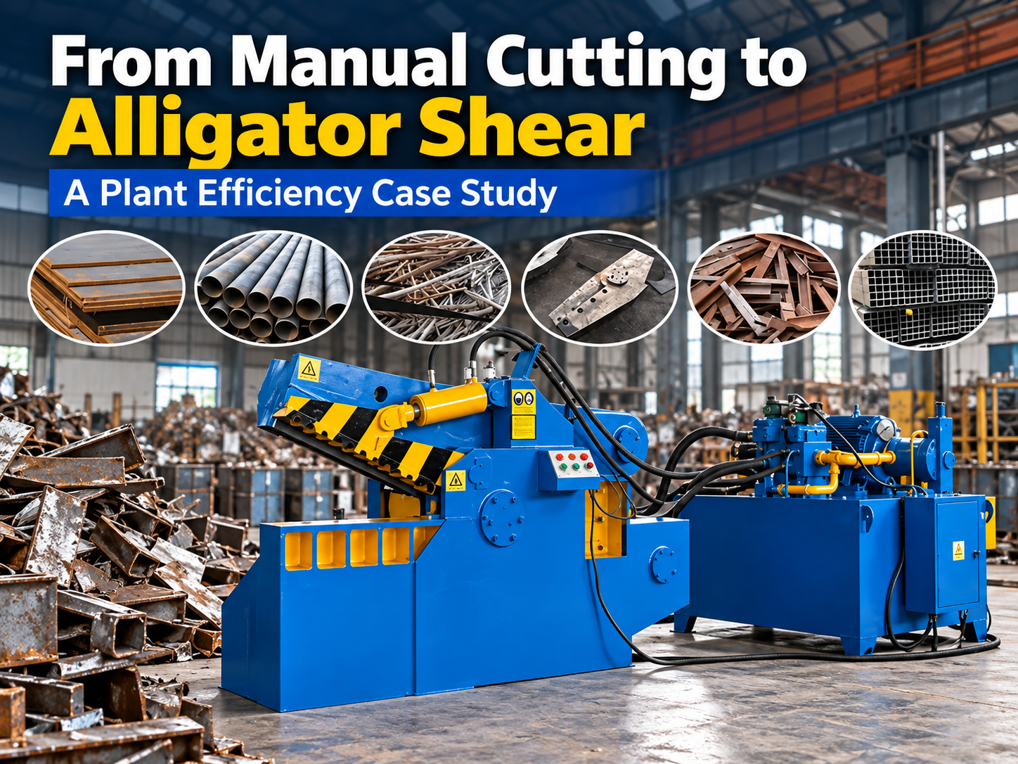 from manual cutting to alligator shear a plant efficiency case study