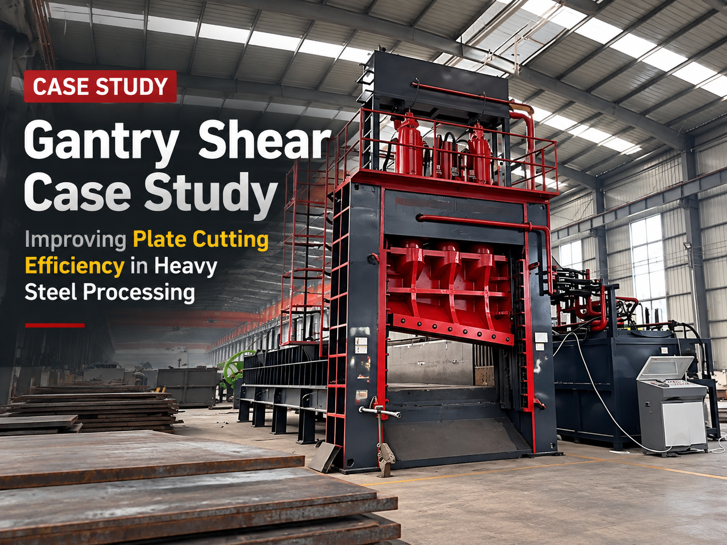 gantry shear case study improving plate cutting efficiency in heavy steel processing