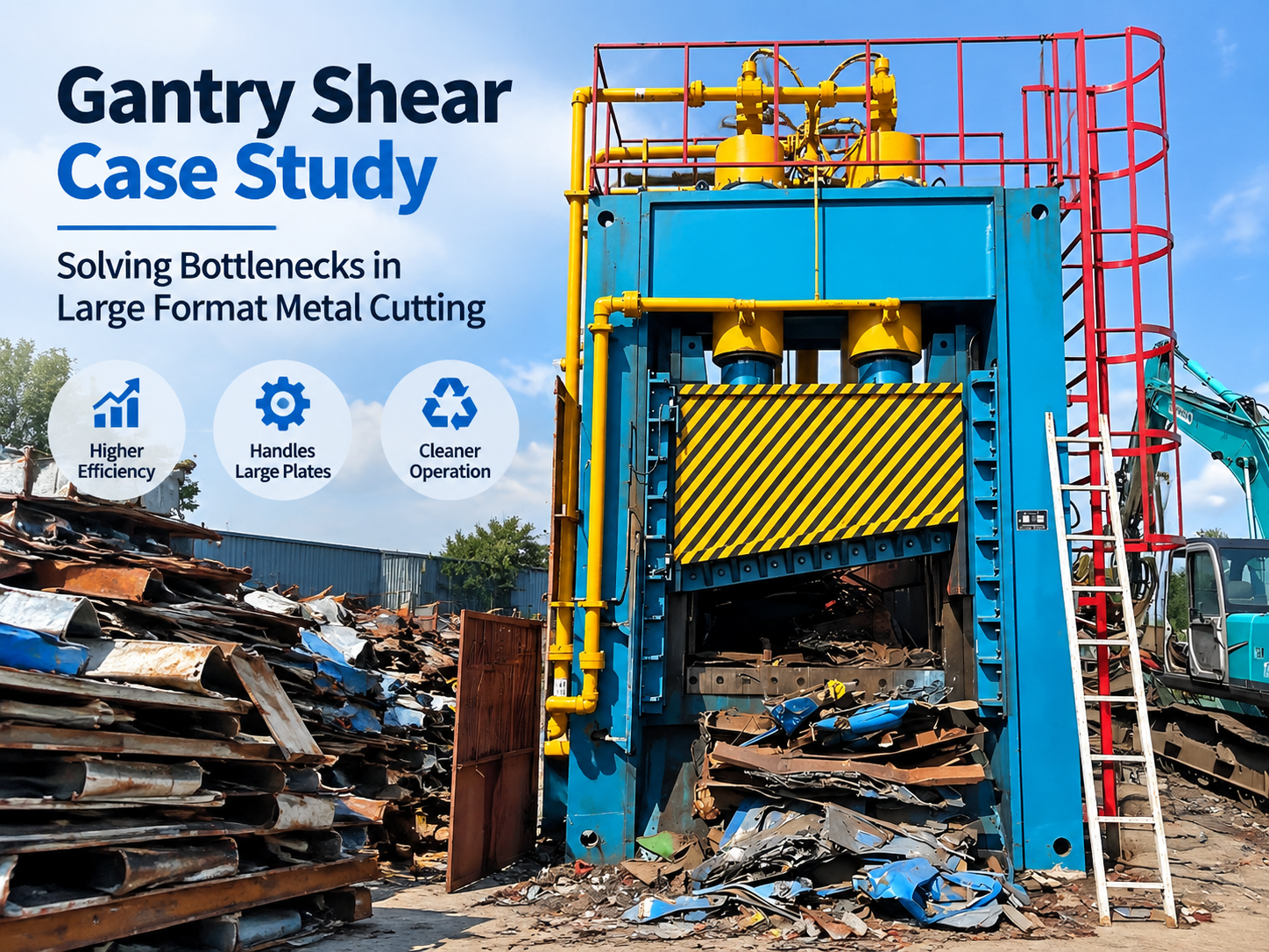 gantry shear case study solving bottlenecks in large format metal cutting