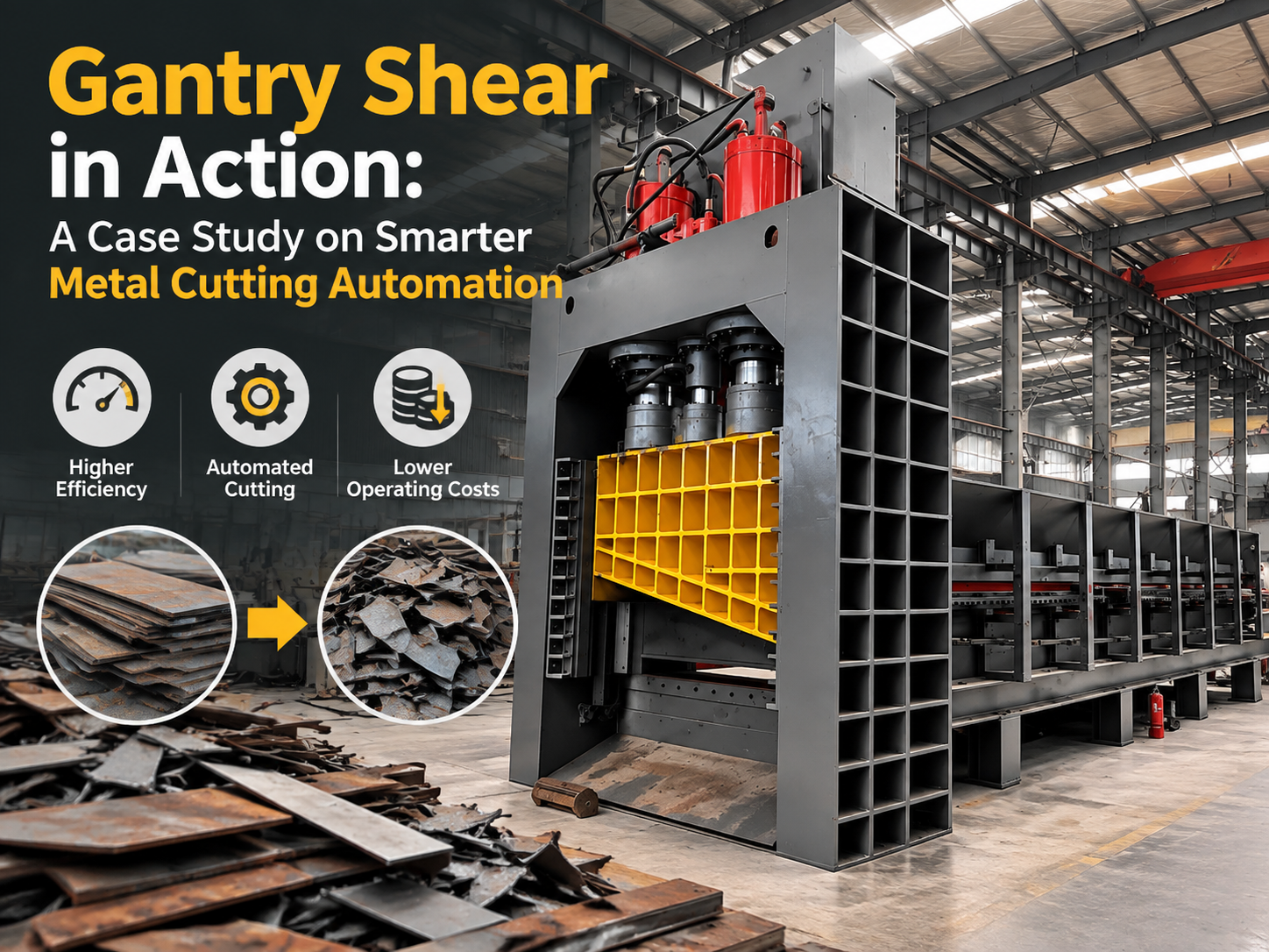gantry shear in action a case study on smarter metal cutting automation