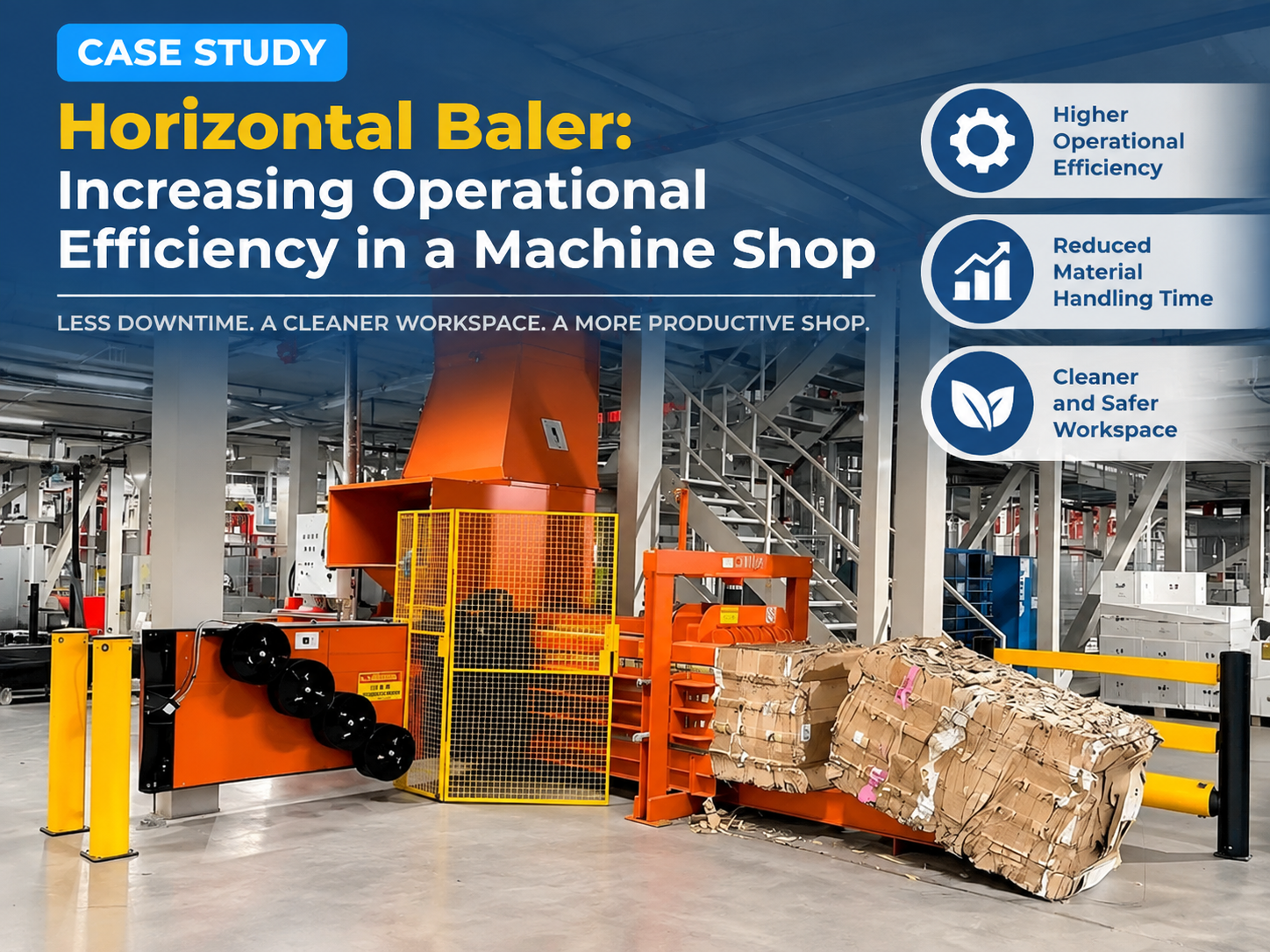 horizontal baler case study increasing operational efficiency in a machine shop