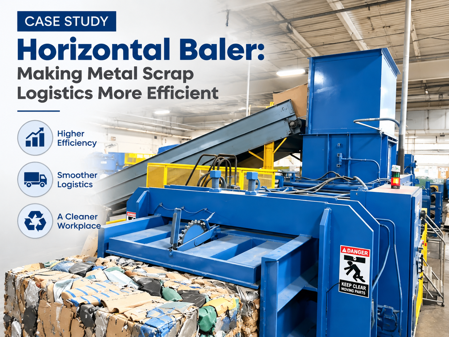 horizontal baler case study making metal scrap logistics more efficient