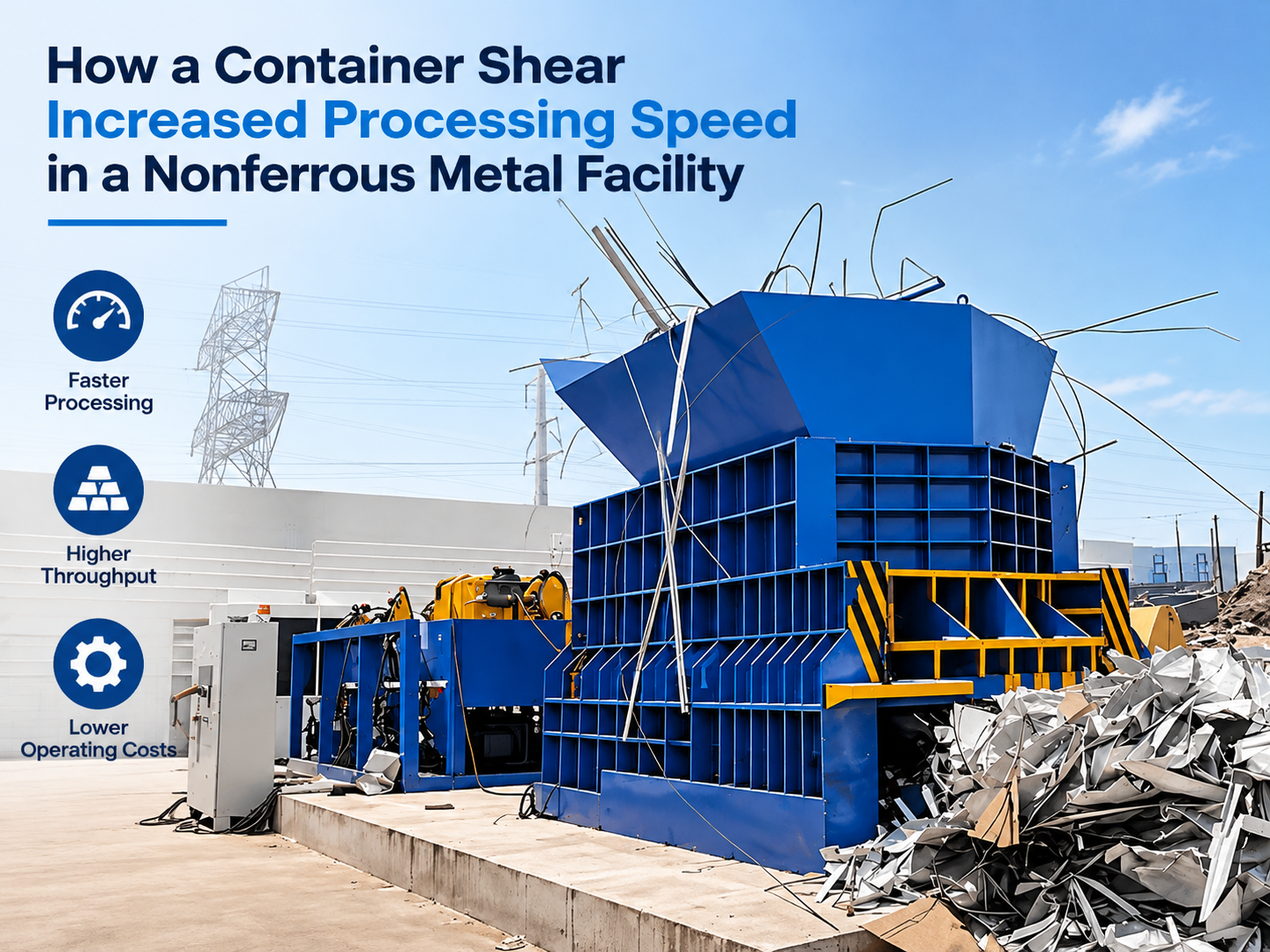 how a container shear increased processing speed in a nonferrous metal facility 1