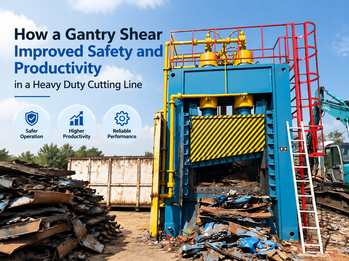 how a gantry shear improved safety and productivity in a heavy duty cutting line 1