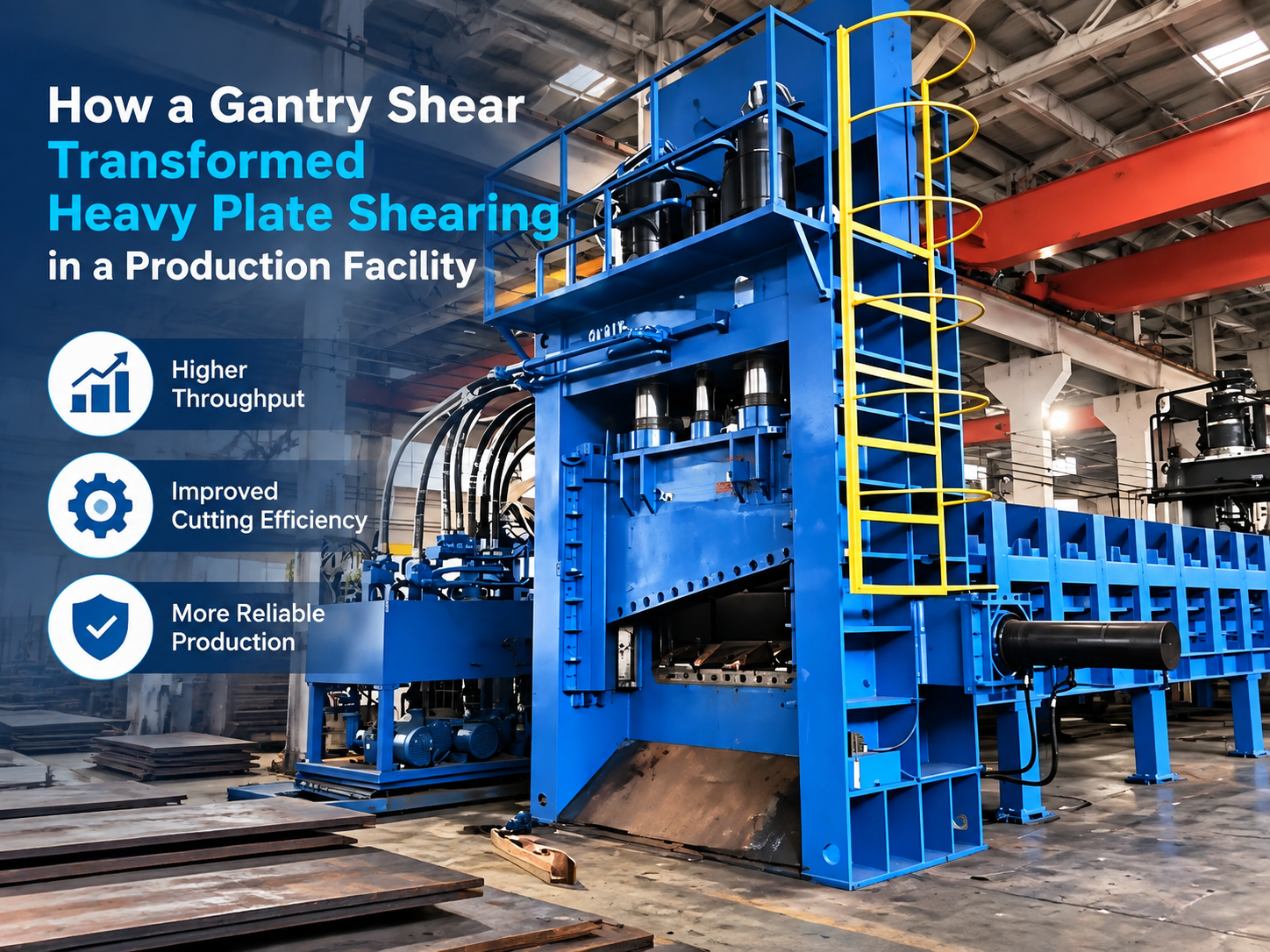 how a gantry shear transformed heavy plate shearing in a production facility 1