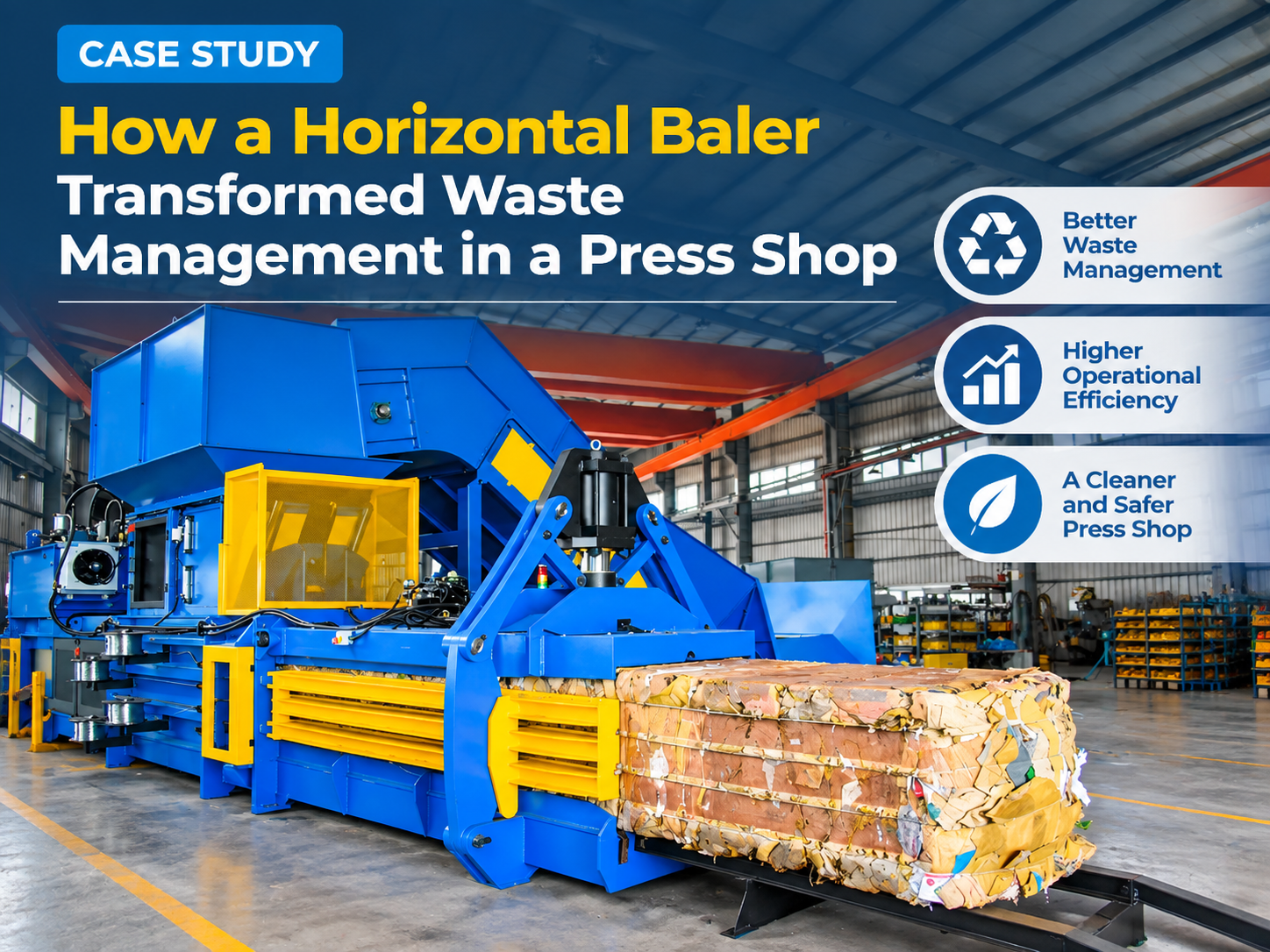 how a horizontal baler transformed waste management in a press shop a harsle case study