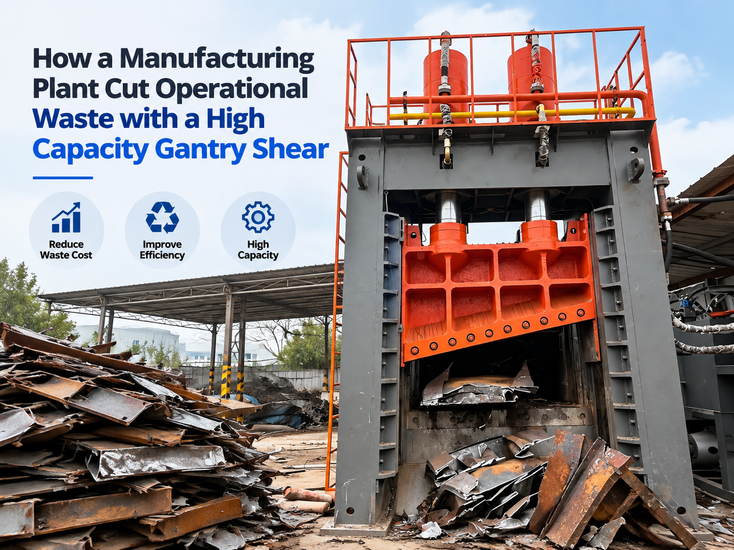 how a manufacturing plant cut operational waste with a high capacity gantry shear 1
