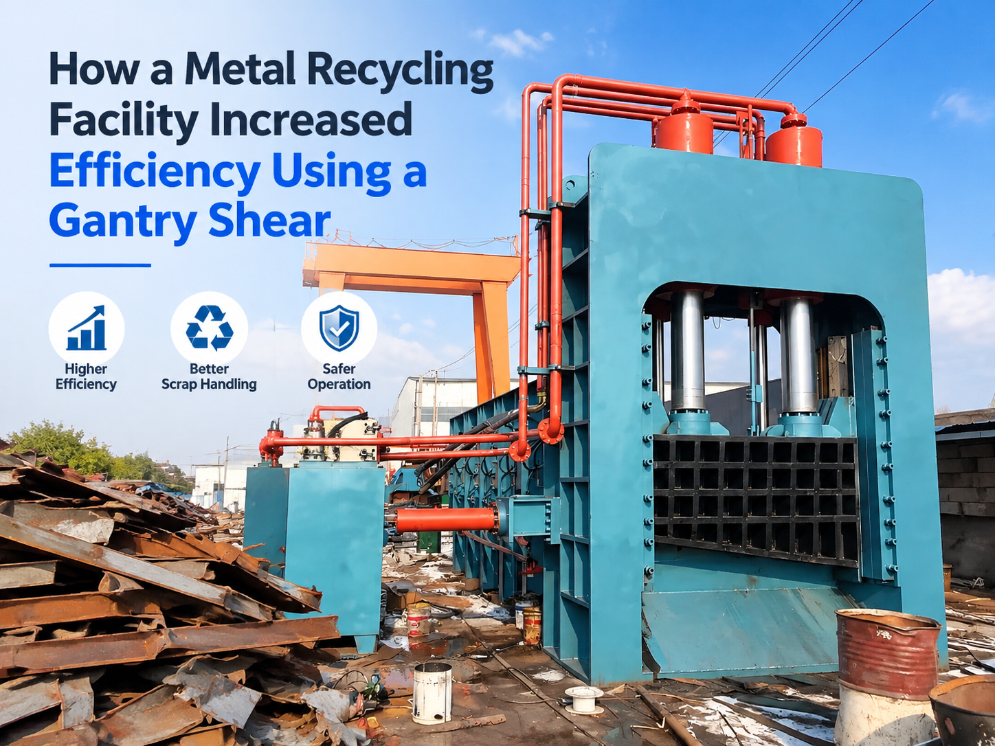 how a metal recycling facility increased efficiency using a gantry shear 1