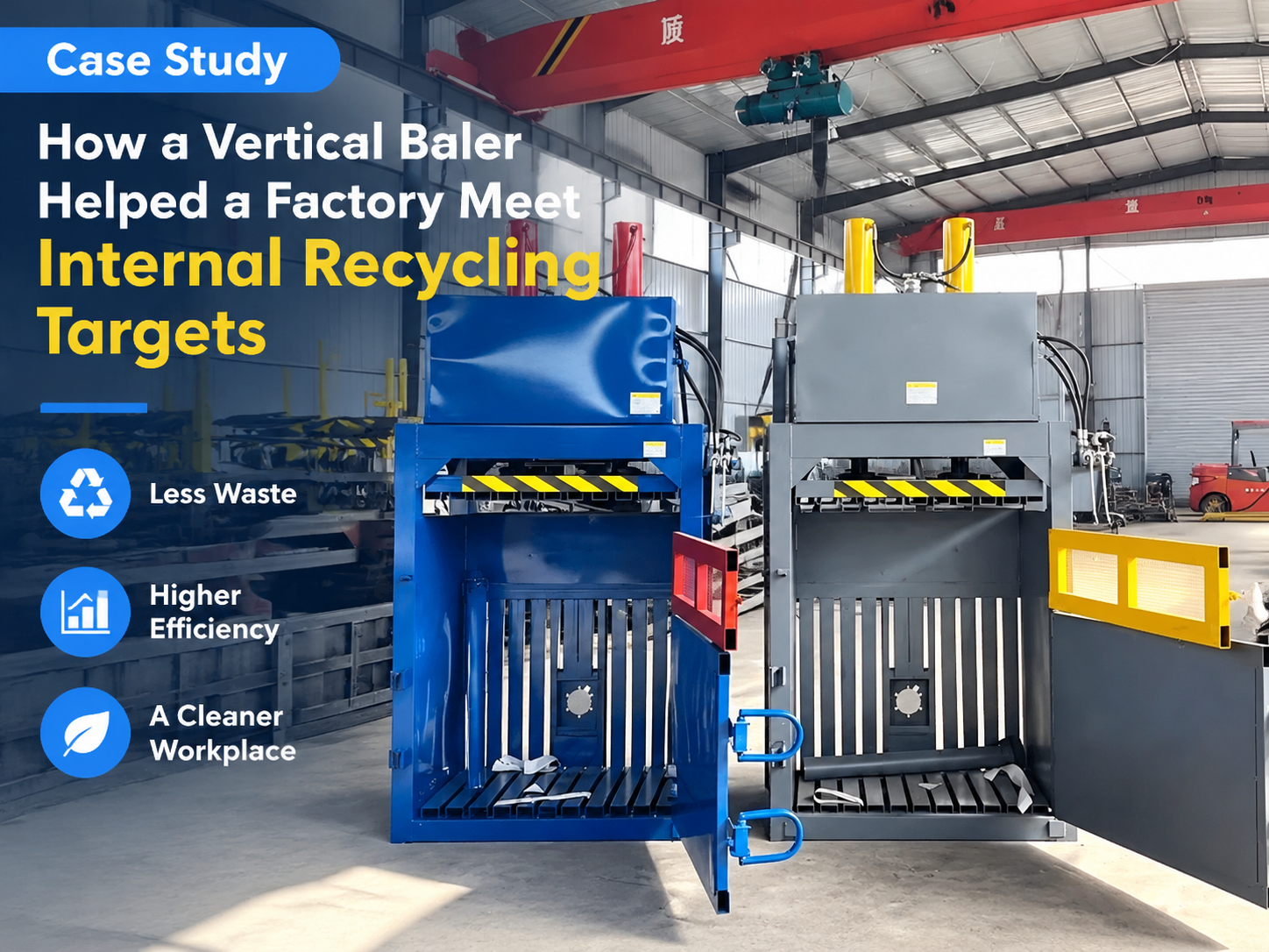 how a vertical baler helped a factory meet internal recycling targets a comprehensive indu