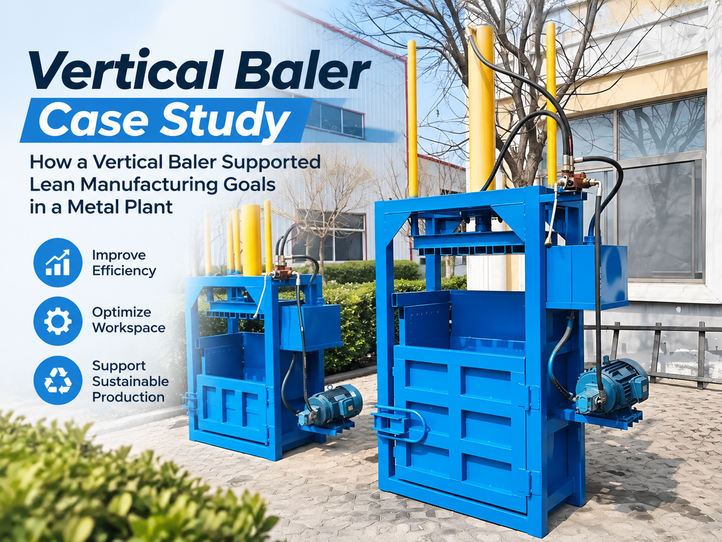 how a vertical baler supported lean manufacturing goals in a metal plant 1