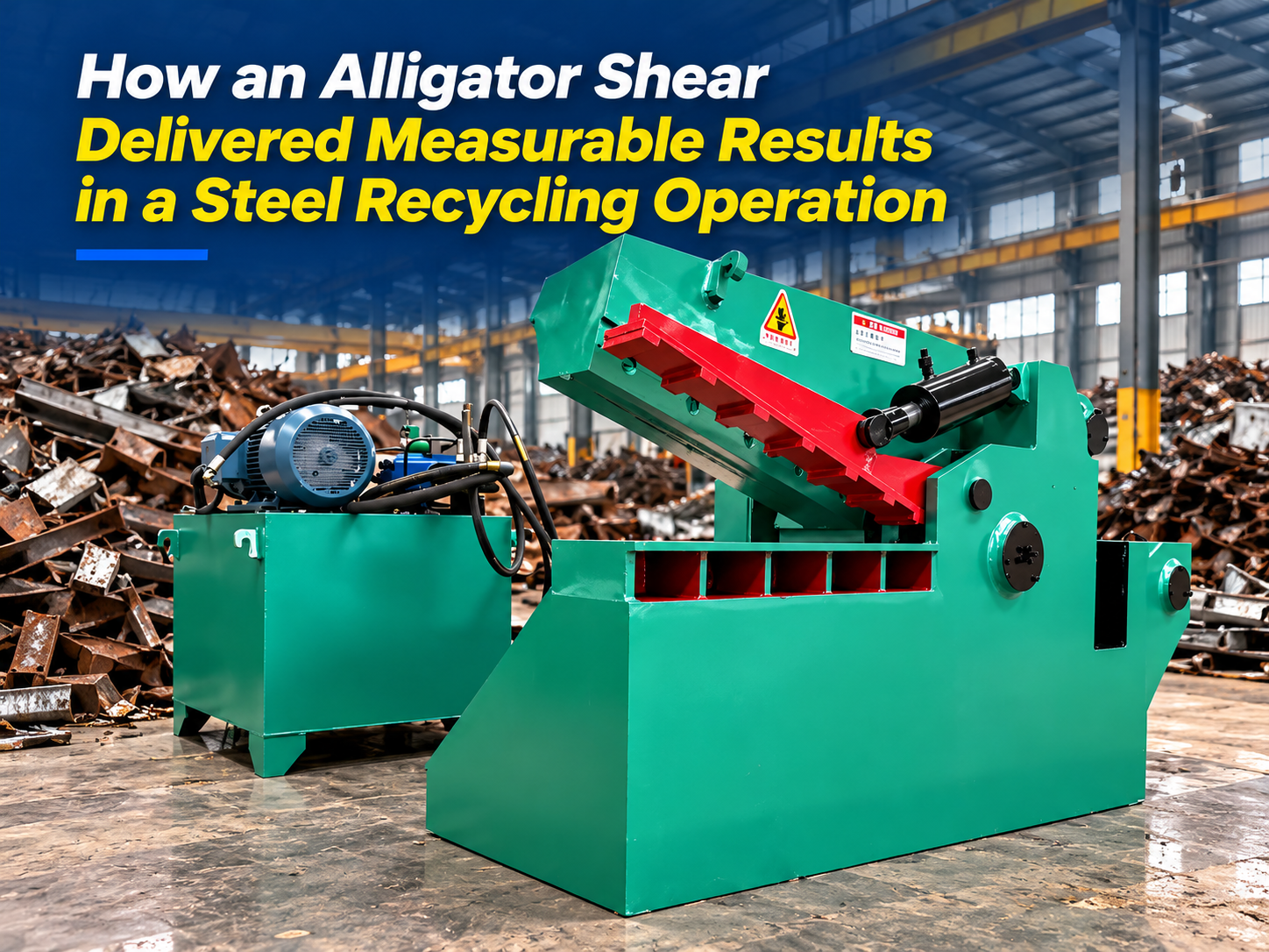 how an alligator shear delivered measurable results in a steel recycling operation 1