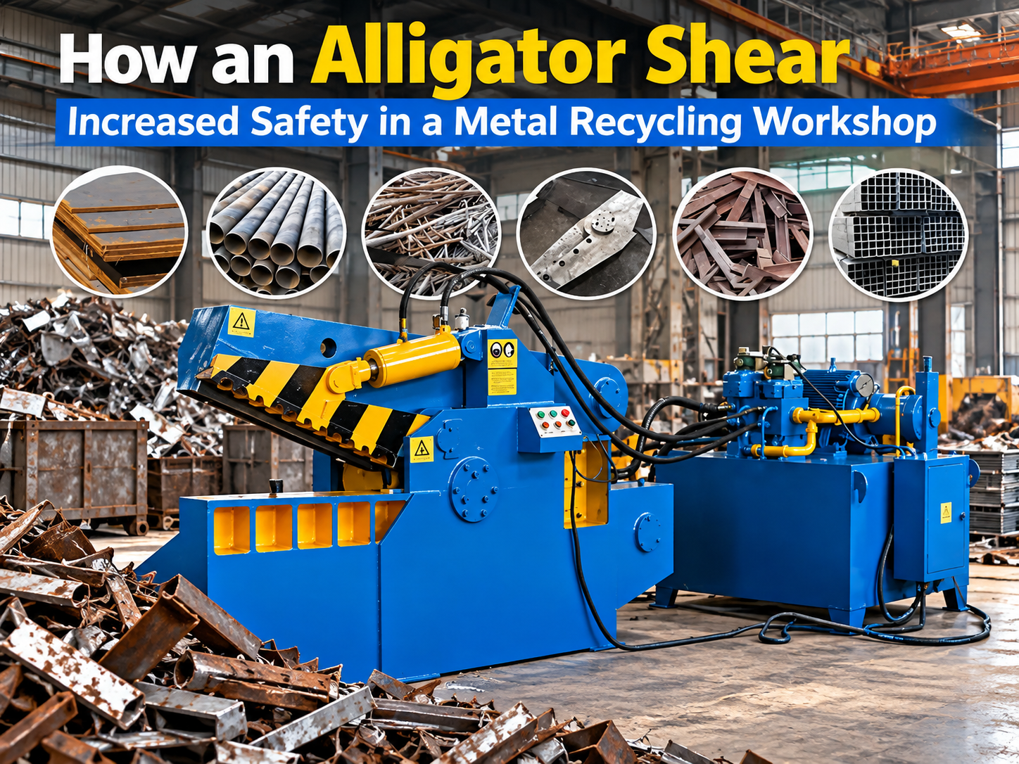 how an alligator shear increased safety in a metal recycling workshop a comprehensive guid