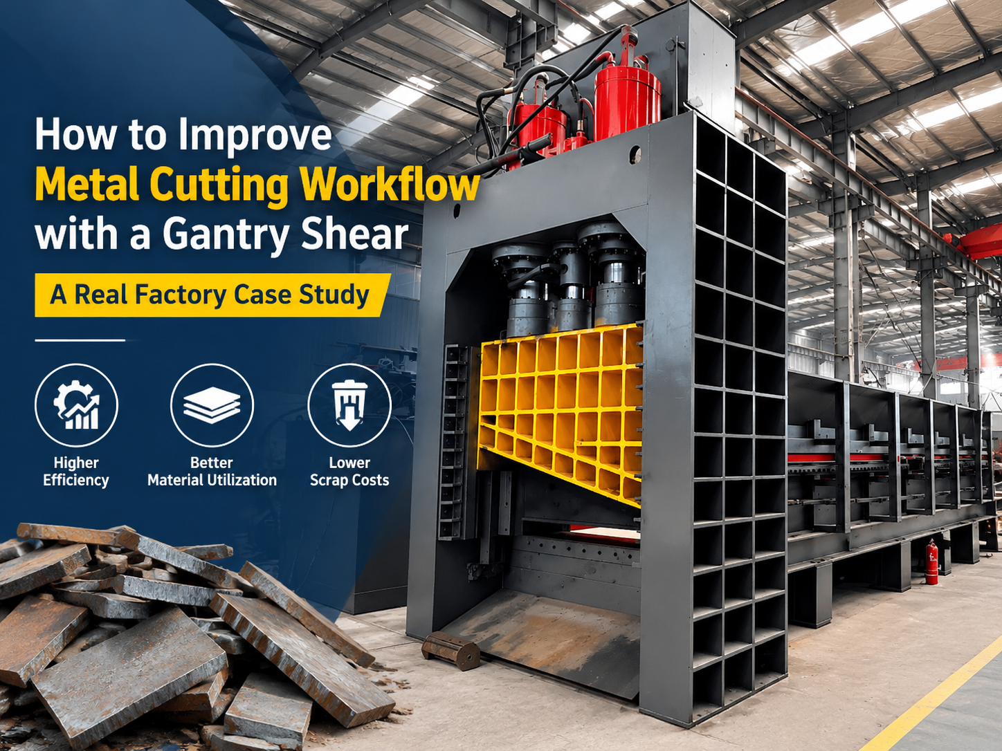 how to improve metal cutting workflow with a gantry shear a real factory case study