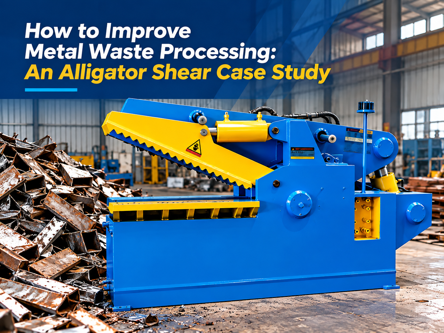 how to improve metal waste processing an alligator shear case study