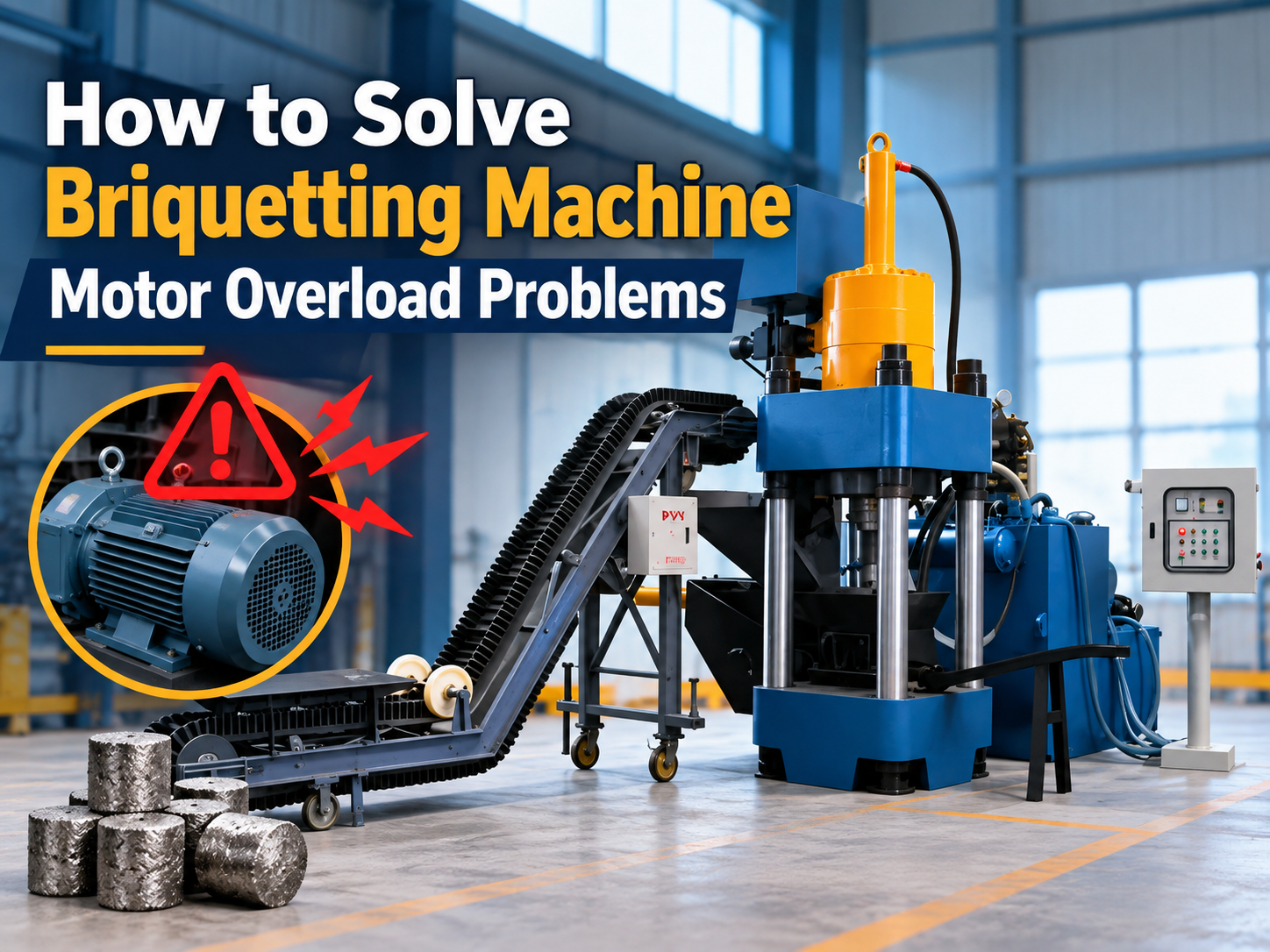 how to solve briquetting machine motor overload problems a comprehensive maintenance guide