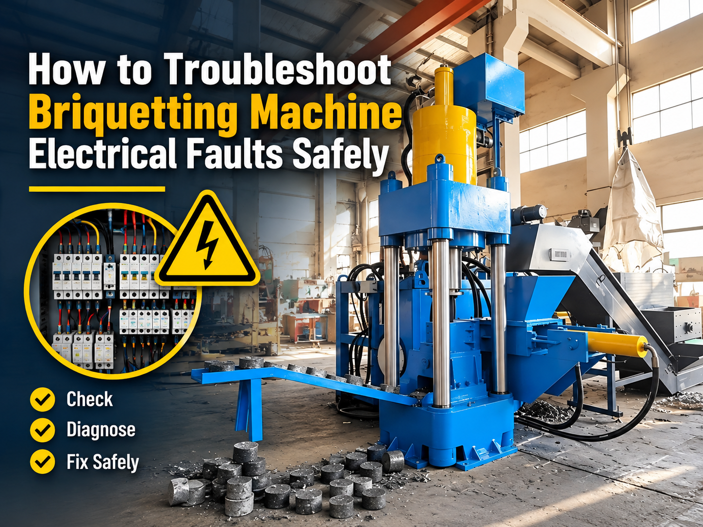 how to troubleshoot briquetting machine electrical faults safely a comprehensive harsle gu