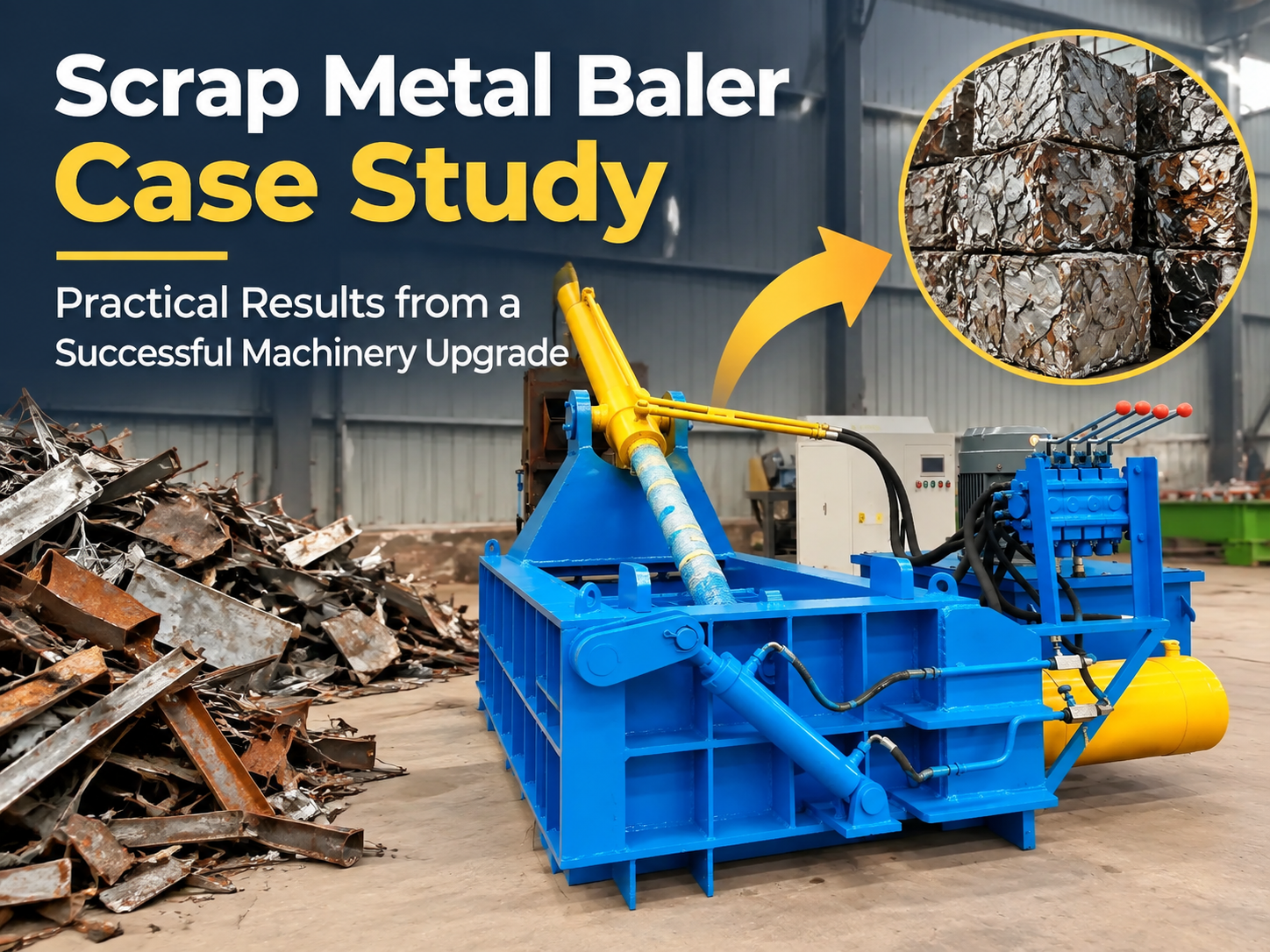 scrap metal baler case study practical results from a successful machinery upgrade