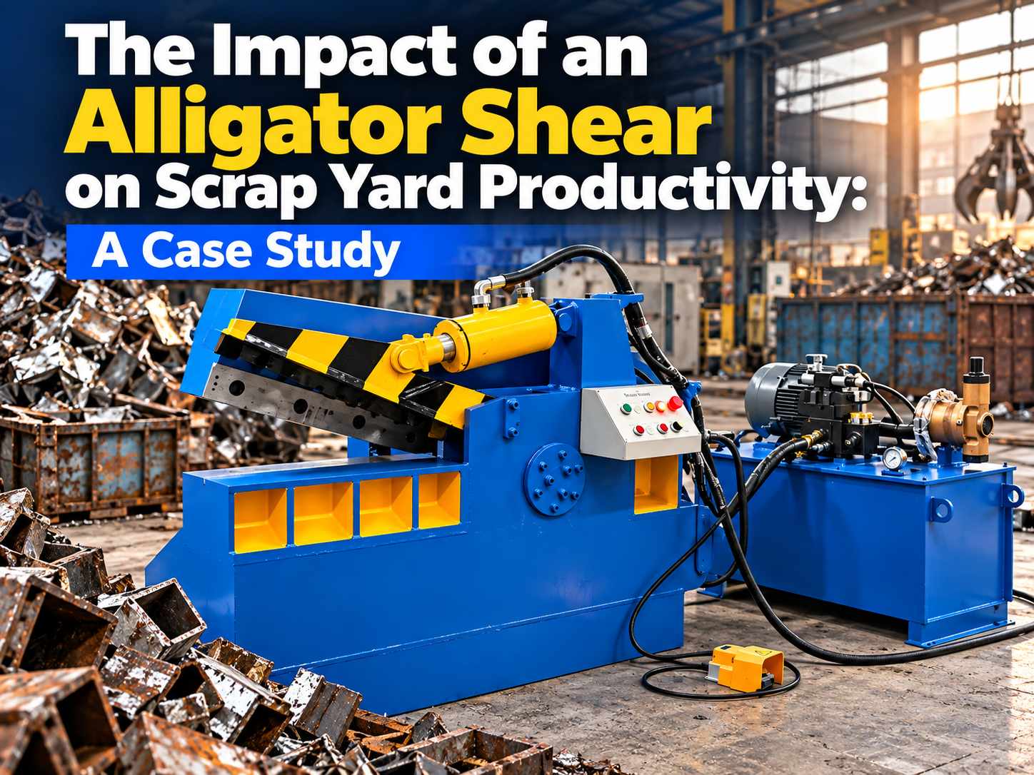 the impact of an alligator shear on scrap yard productivity a case study