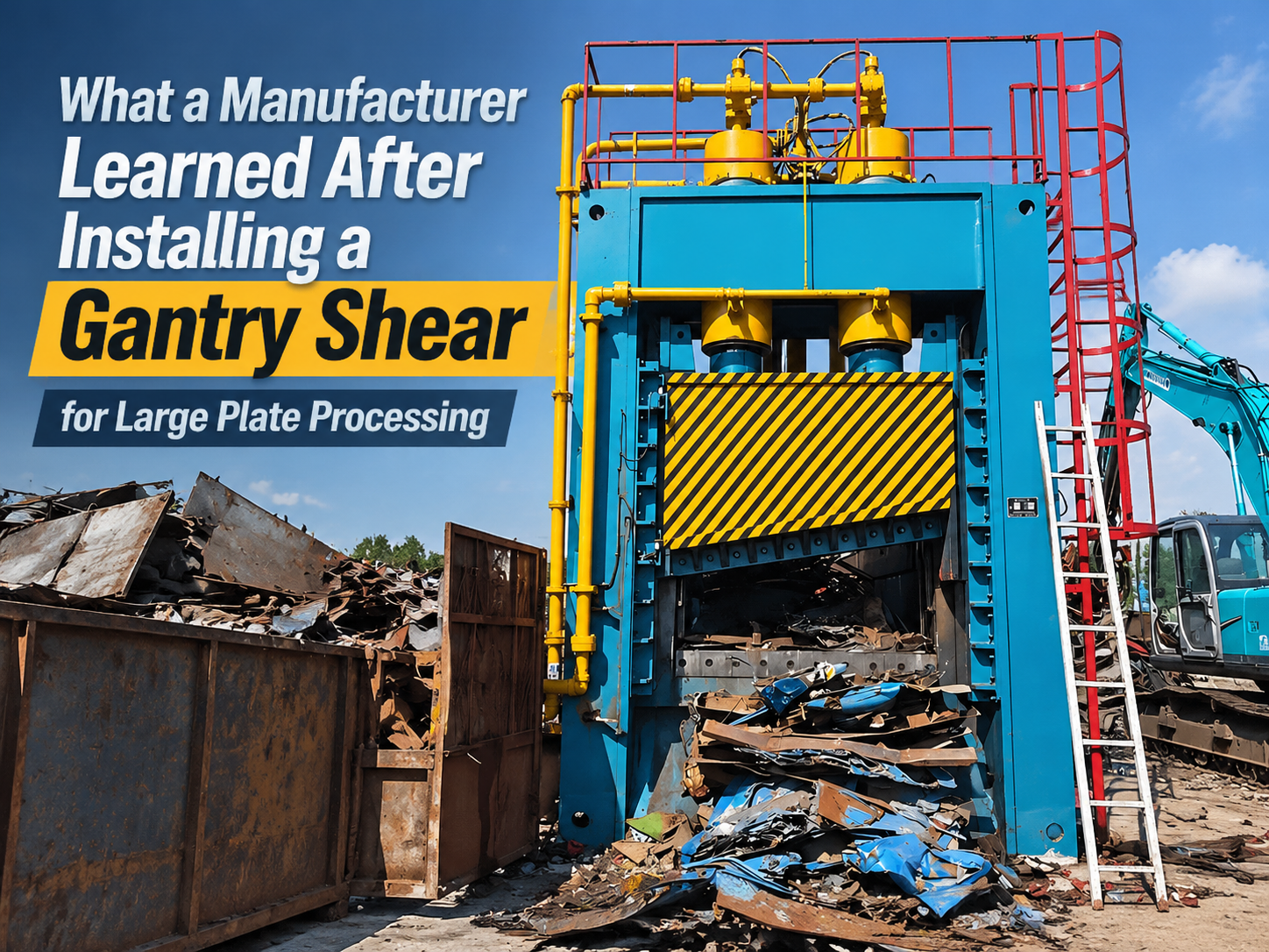 what a manufacturer learned after installing a gantry shear for large plate processing 1
