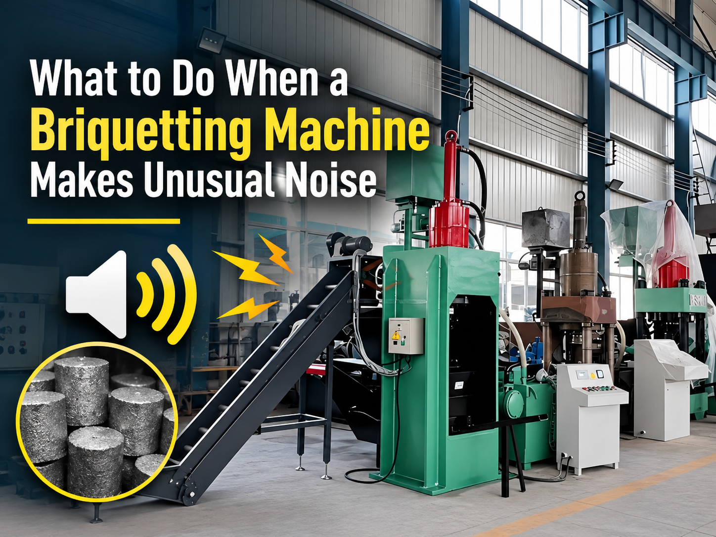 what to do when a briquetting machine makes unusual noise a comprehensive troubleshooting