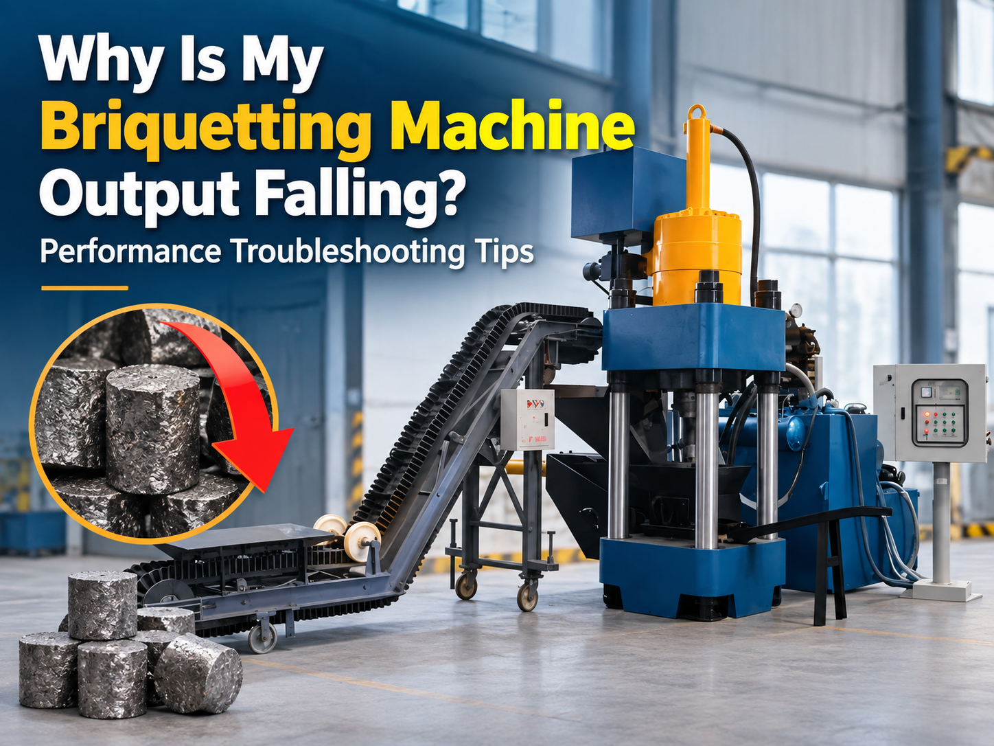 why is my briquetting machine output falling performance troubleshooting tips