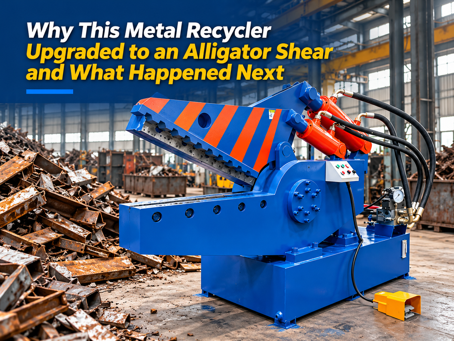 why this metal recycler upgraded to an alligator shear and what happened next 1