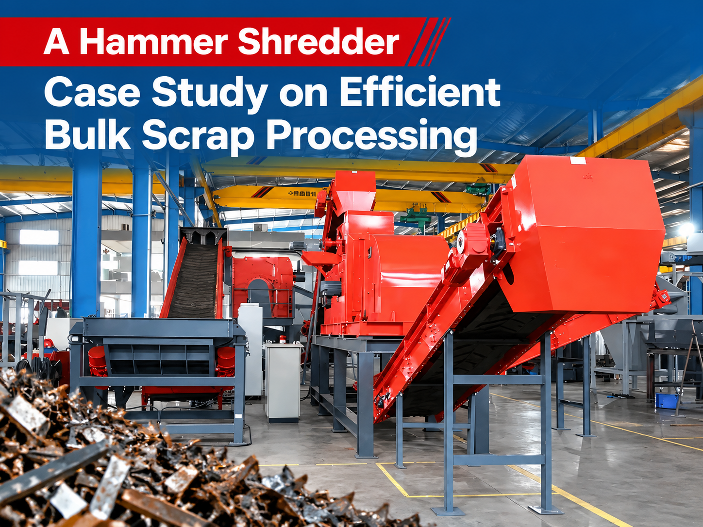 a hammer shredder case study on efficient bulk scrap processing